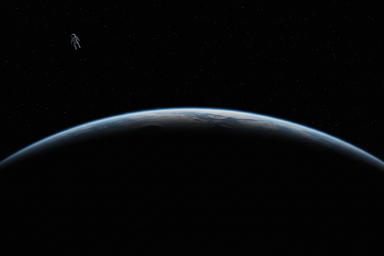 Space Hero Astronaut Top Left